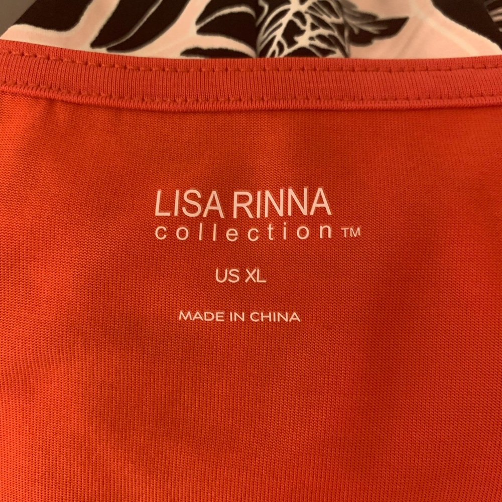 Lisa Rinna Collection Red Top XL - Picture 4 of 6